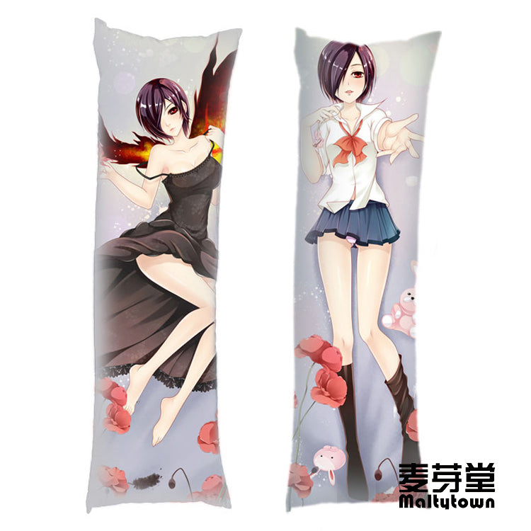 Tokyo Ghoul Touka Kirishima Dakimakura Body Pillow Cover Naked Girl YC0290 YC0291