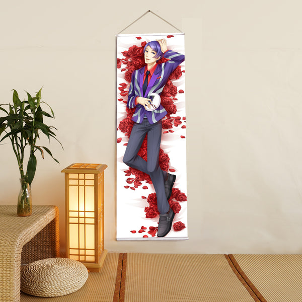 Shuu Tsukiyama Kirishima Ayato Tokyo Ghoul Anime Digital Printing Wall Scroll