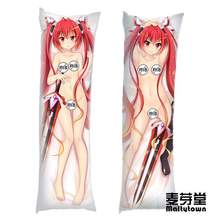 Gonna be the Twin-Tail Tail Red Sōji Mitsuka Dakimakura Body Pillow Cover YC0320 YC0321