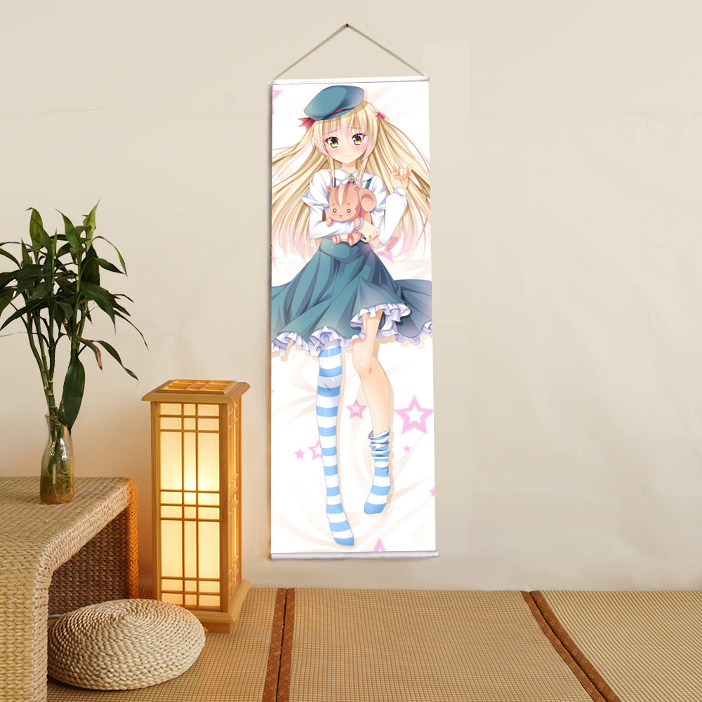 When Supernatural Battles Became Commonplace Anime Digital Printing Wall Scroll