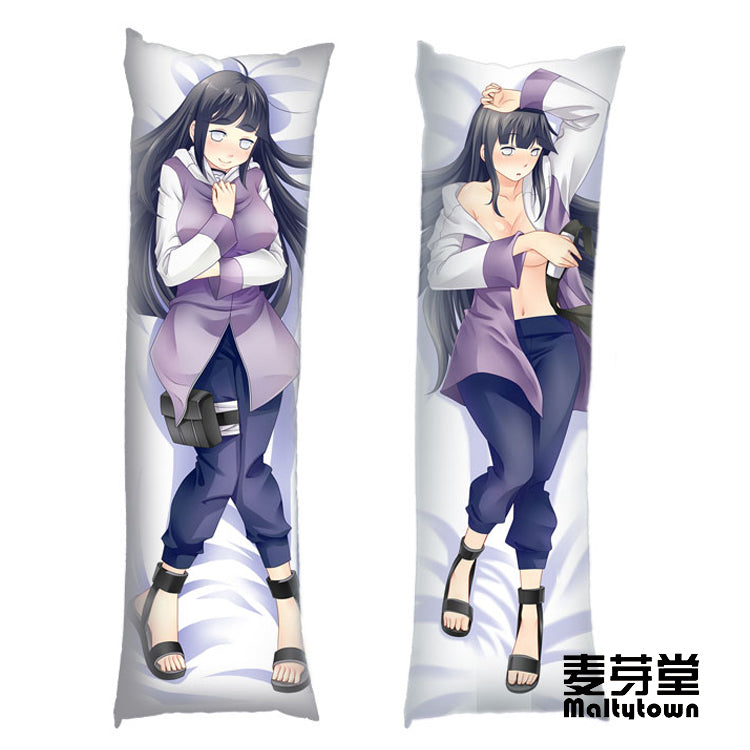 NARUTO Hyuuga Hinata Dakimakura Body Pillow Cover Naked Girl YC0329 YC0330