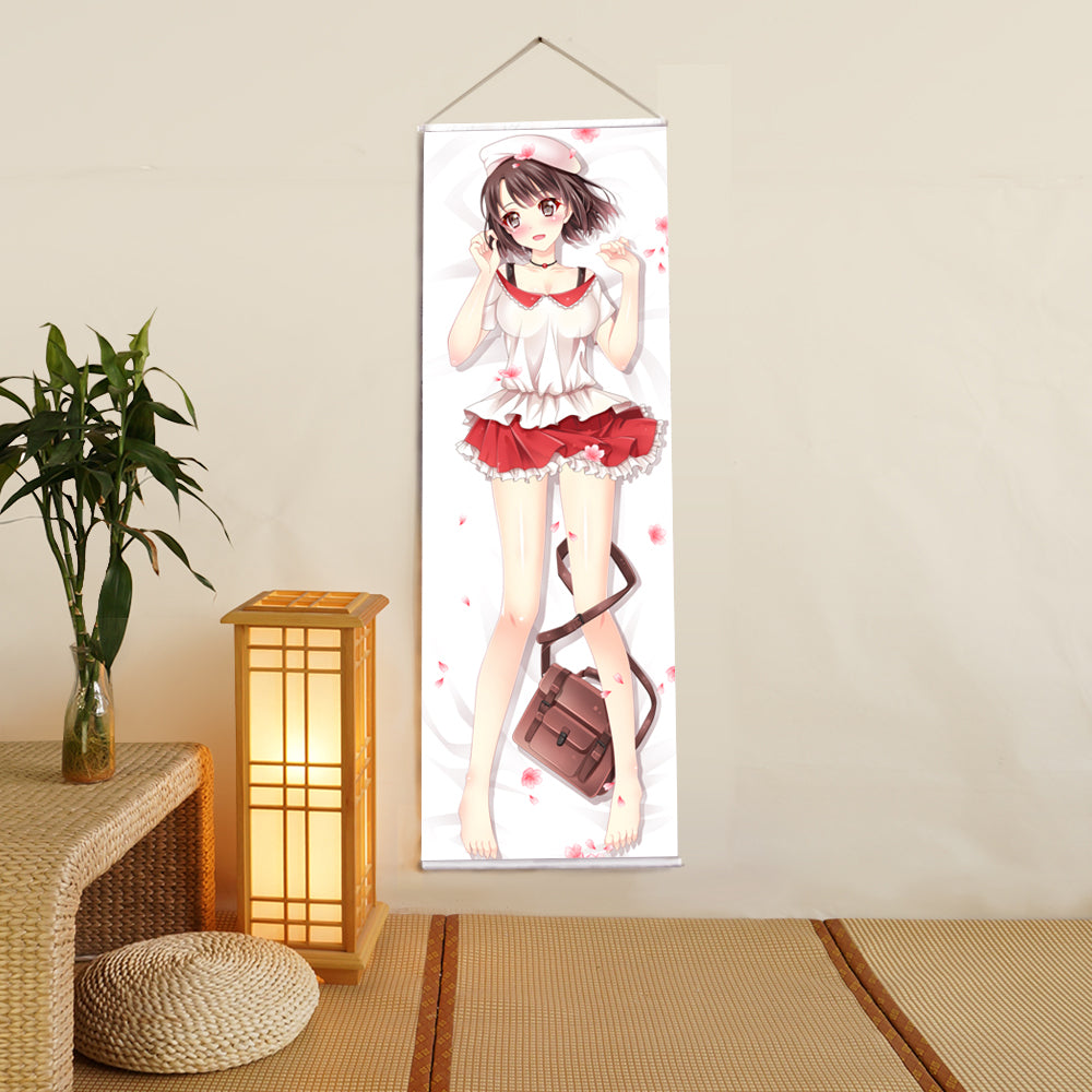 How to Raise a Boring Girlfriend Anime Digital Printing Wall Scroll