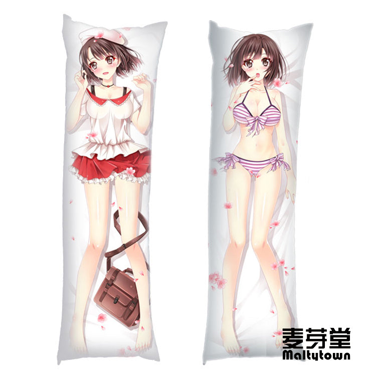 Megumi Kato How to Raise a Boring Girlfriend Dakimakura Pillow Cover Sexy Pose Cute YC0370 YC0371