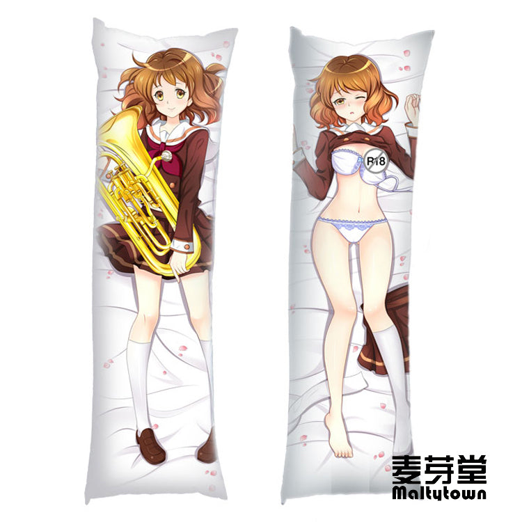 Kumiko Oumae Sound!Euphonium Dakimakura Pillow Cover Sexy Pose Cute Girl YC0385 YC0386