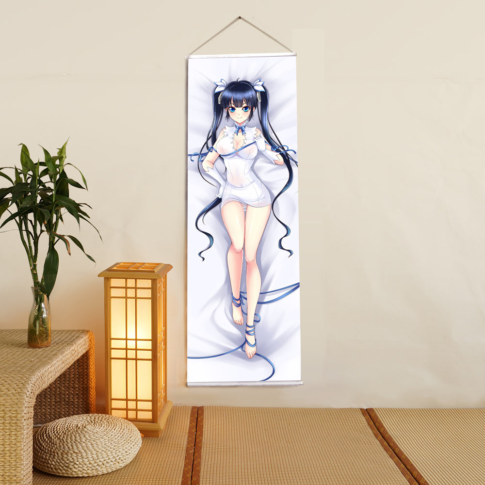 Hestia Is It Wrong to Try to Pick Up Girls in a Dungeon Anime Digital Printing Wall Scroll