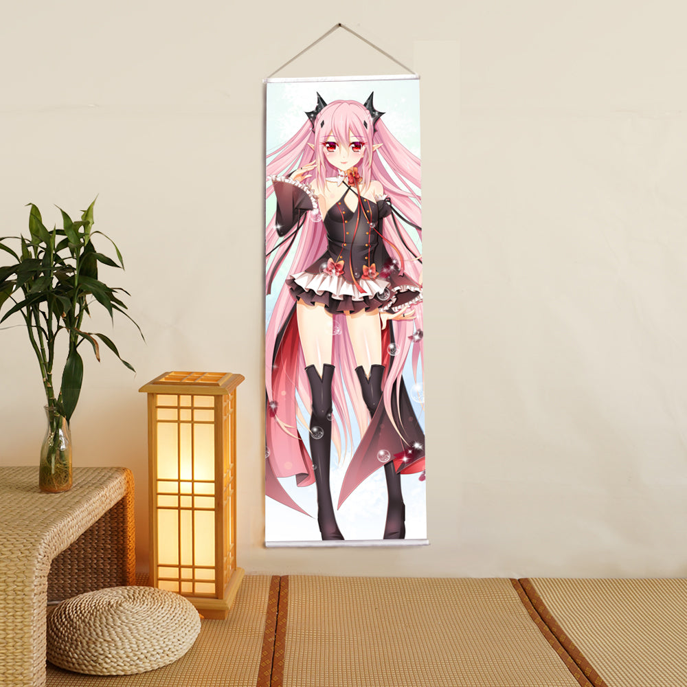 Krul Tepes Seraph of the End Anime Digital Printing Wall Scroll