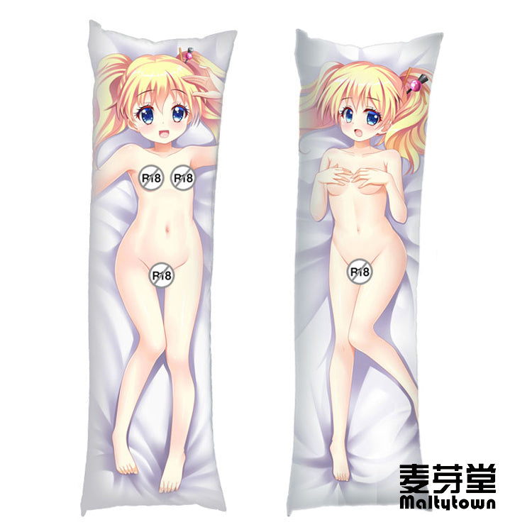 Kin'iro Mozaiku Alice Cartelet camel toe Dakimakura Pillow Cover YC0414 YC0415