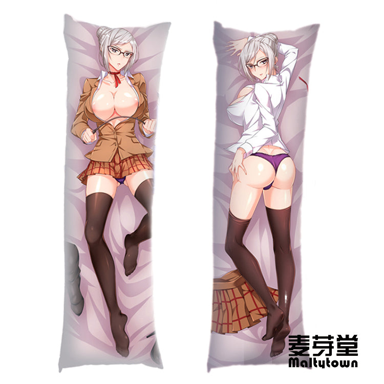 Meiko Shiraki Prison School Dakimakura Pillow Cover sexy pose YC0428 YC0429