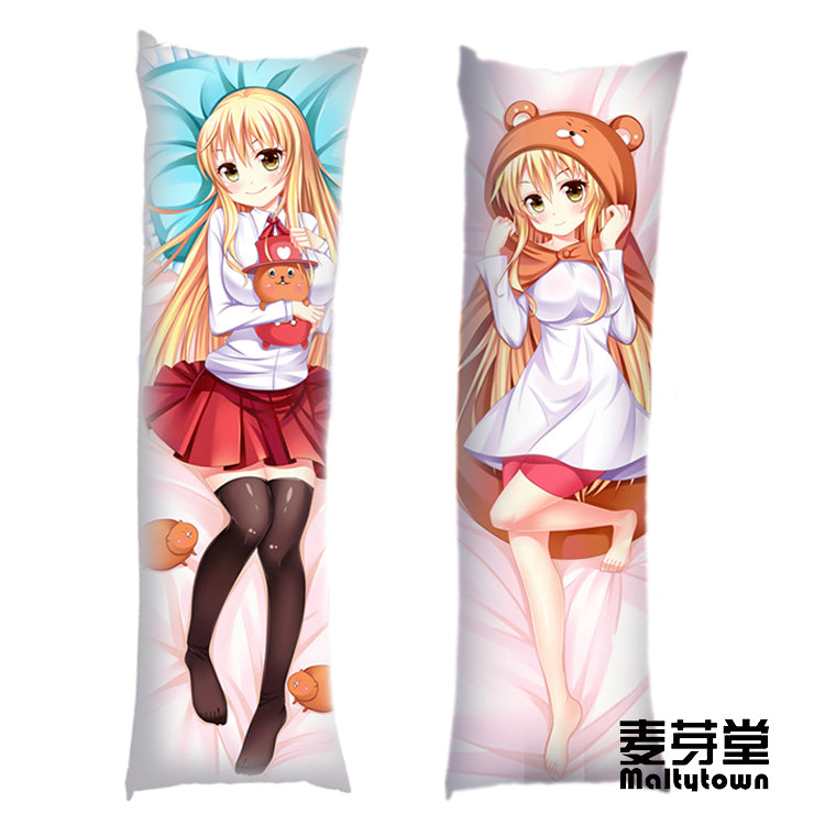 Himouto Umaru-chan Dakimakura Pillow Cover sexy pose  black stockings YC0438 YC0439