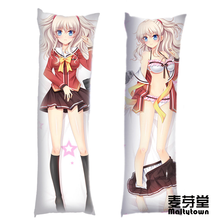 Charlotte Dakimakura Pillow Cover sexy pose Nao Tomori YC0440 YC0441