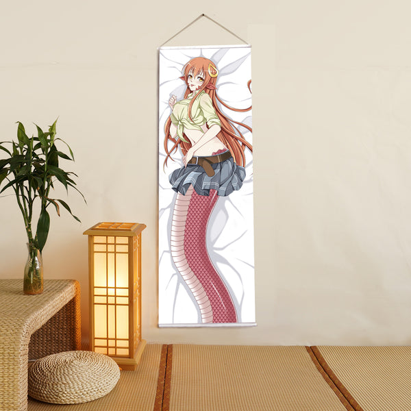 Everyday Life with Monster Girls Anime Digital Printing Wall Scroll