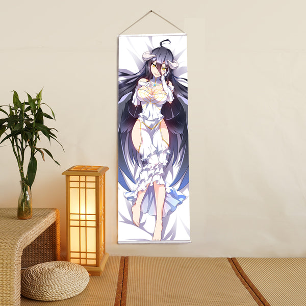 Albedo Overlord Anime Digital Printing Wall Scroll