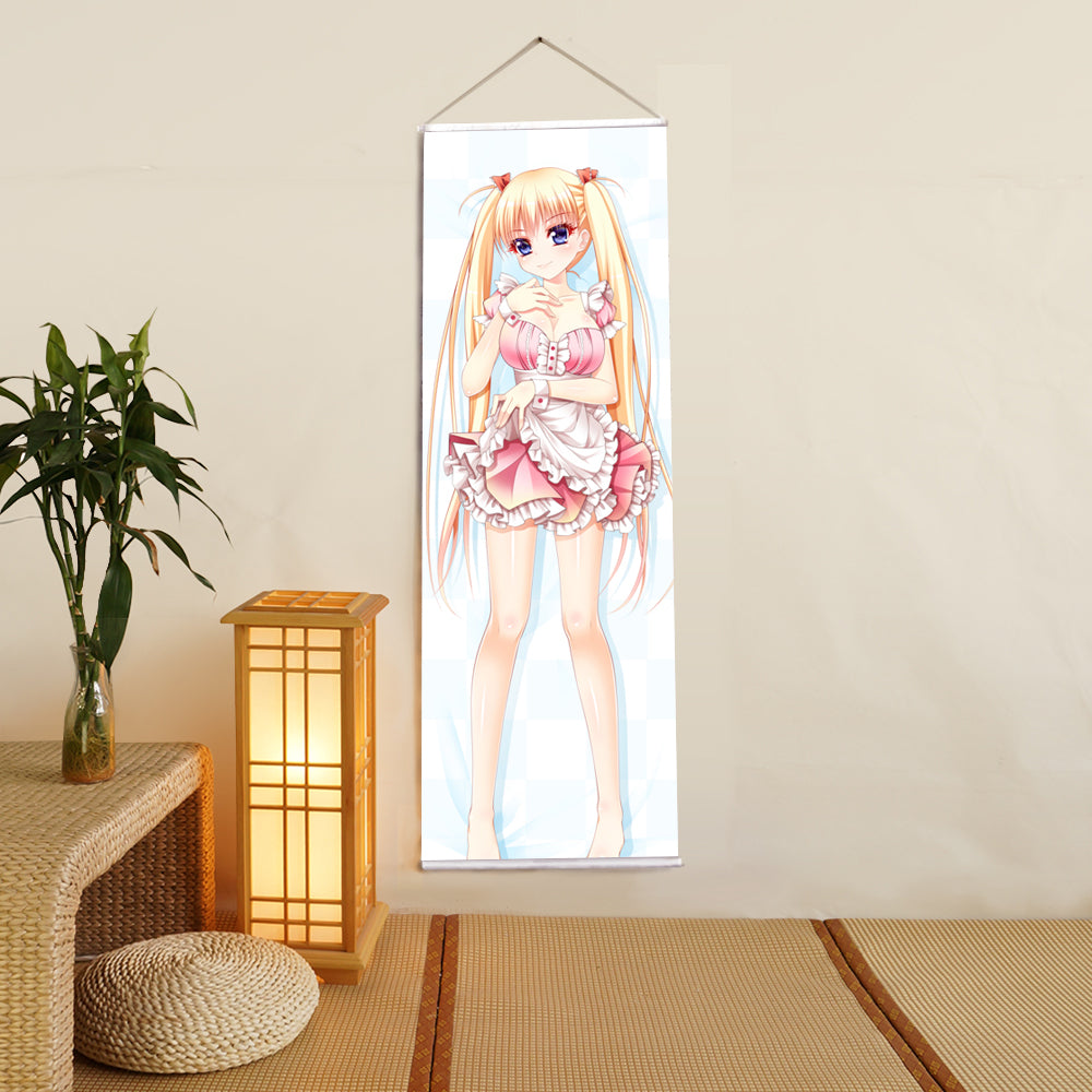 Blue Gale galgame Anime Digital Printing Wall Scroll