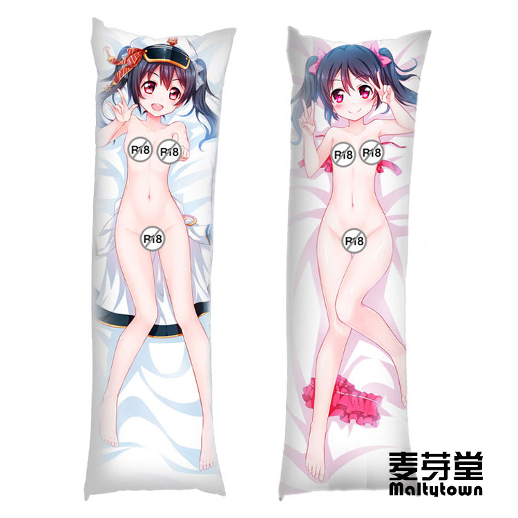 Love Live Niconiconi Dakimakura Pillow Cover sexy pose YC0464 YC0465