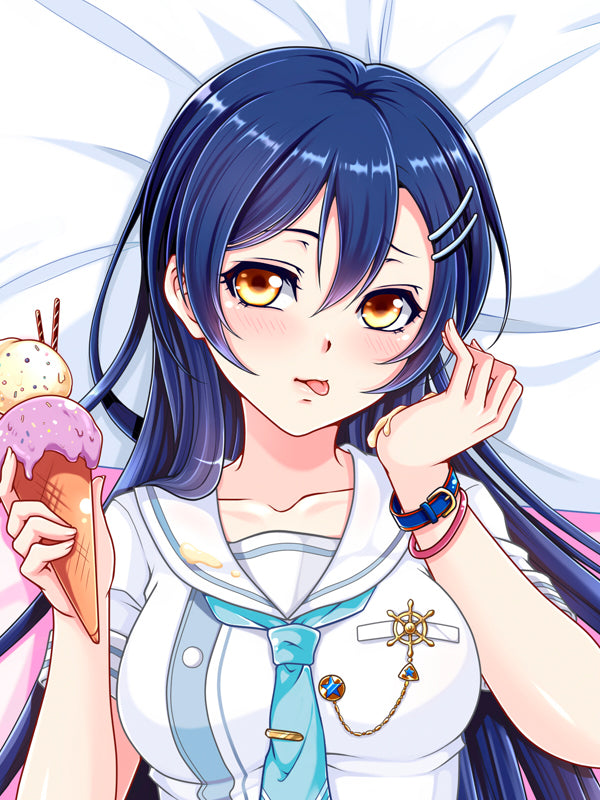 Love Live Sonoda Umi Dakimakura Pillow Cover sexy pose YC0466 YC0467