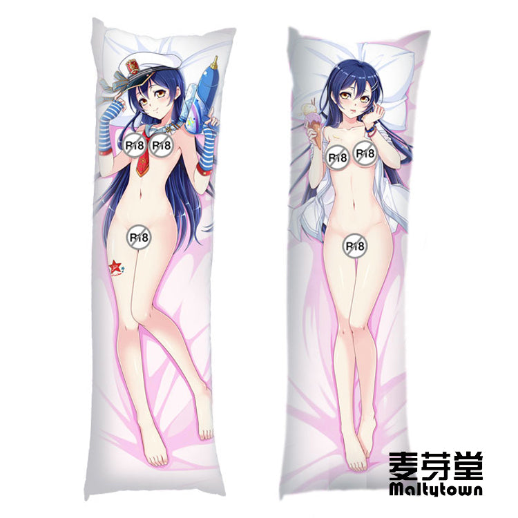 Love Live Sonoda Umi Dakimakura Pillow Cover sexy pose YC0466 YC0467