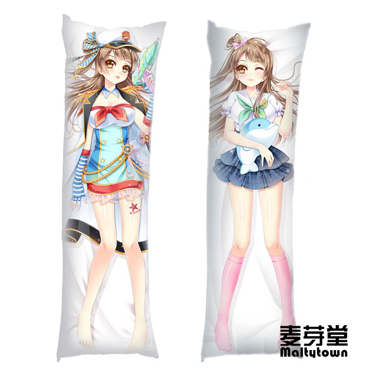 Love Live Dakimakura Pillow Cover sexy pose Minami Kotori YC0470 YC0471