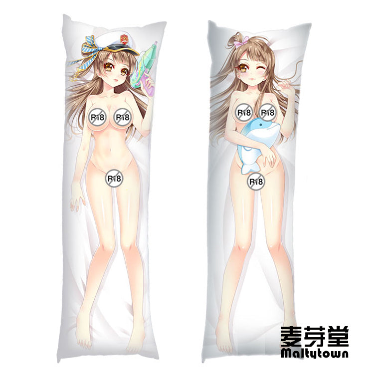 Love Live Dakimakura Pillow Cover sexy pose Minami Kotori YC0470 YC0471