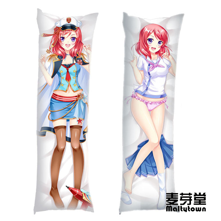 Love Live Dakimakura Pillow Cover sexy pose Maki-chan Kawaii Ka Ki Ku Ke Ko YC0472 YC0473