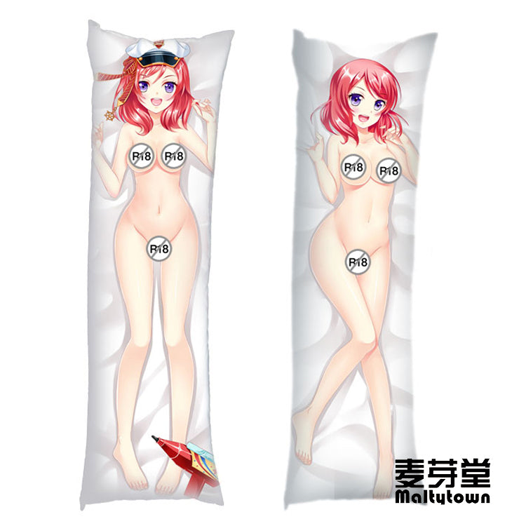 Love Live Dakimakura Pillow Cover sexy pose Maki-chan Kawaii Ka Ki Ku Ke Ko YC0472 YC0473