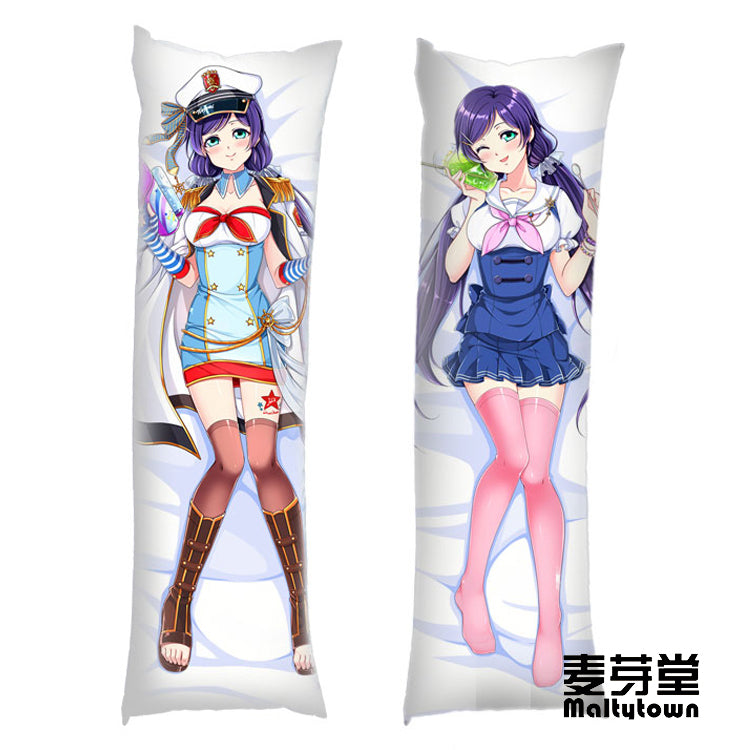 Love Live Nozomi's birthday Dakimakura Pillow Cover sexy pose YC0476 YC0477