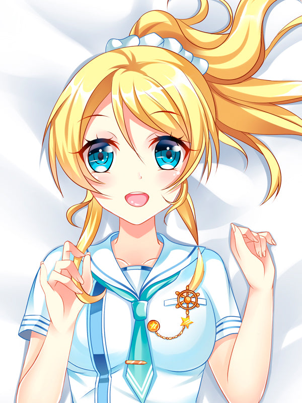 Love Live AYASE ELI Dakimakura Pillow Cover sexy pose YC0480 YC0481