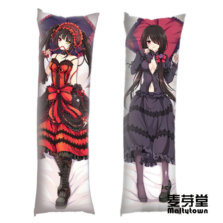 Date A Live Dakimakura Pillow Cover sexy pose barefeet Tokisaki Kurumi YC0484 YC0485