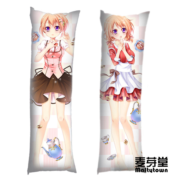 Is the Order a Rabbit Dakimakura Pillow Cover sexy pose Hoto Kokoa YC0490 YC0491