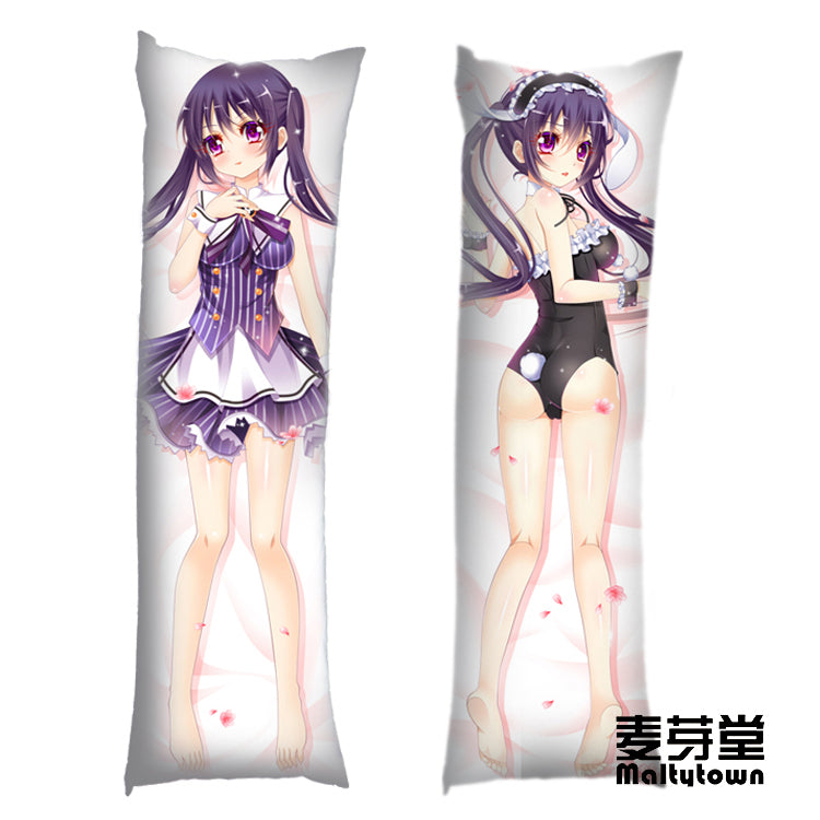 Tedeza Rize Is the Order a Rabbit Dakimakura Pillow Cover sexy pose YC0492 YC0493