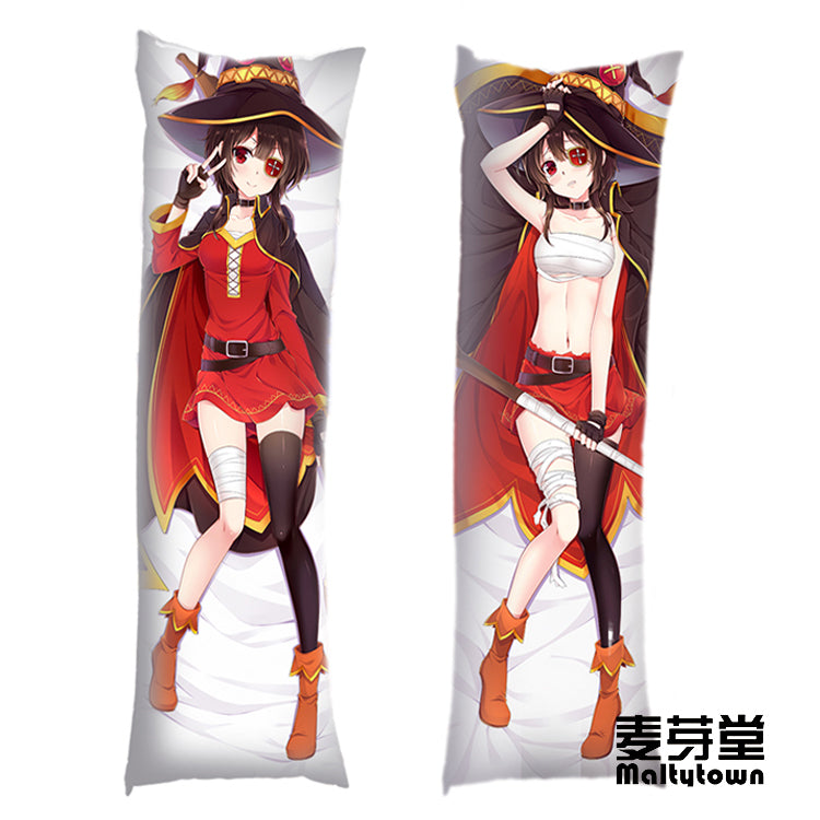 Megumin God's Blessing on This Wonderful World Dakimakura Pillow Cover Sexy pose YC0535 YC0536