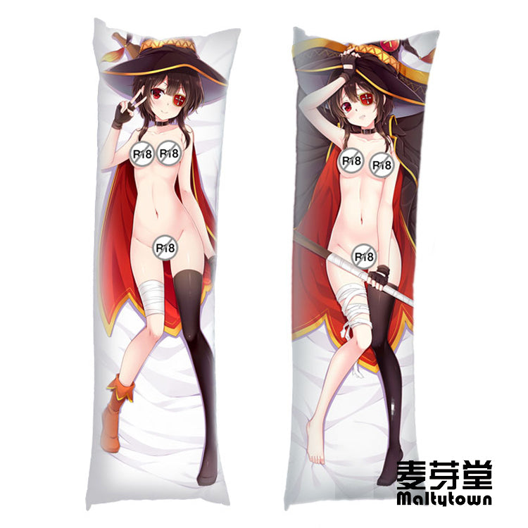 Megumin God's Blessing on This Wonderful World Dakimakura Pillow Cover Sexy pose YC0535 YC0536