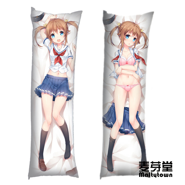 High School Fleet Akeno Misaki Dakimakura Pillow Cover sexy pose YC0555 YC0556