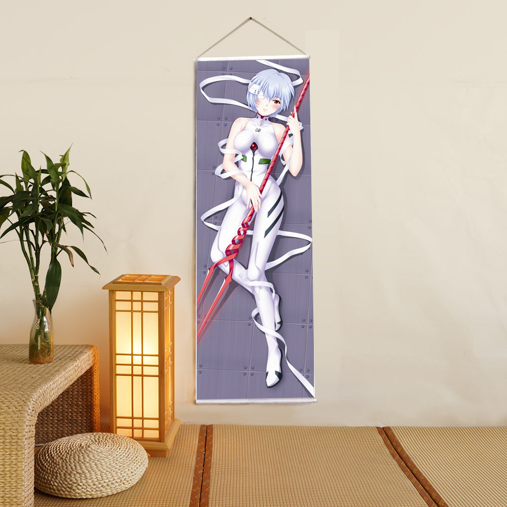 Ayanami Rei Neon Genesis EVANGELION Anime Digital Printing Wall Scroll