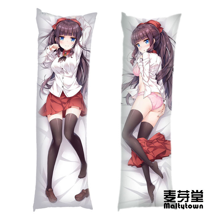 Takimoto Hifumi New Game Dakimakura Pillow Cover Sexy Girl YC0592 YC0593