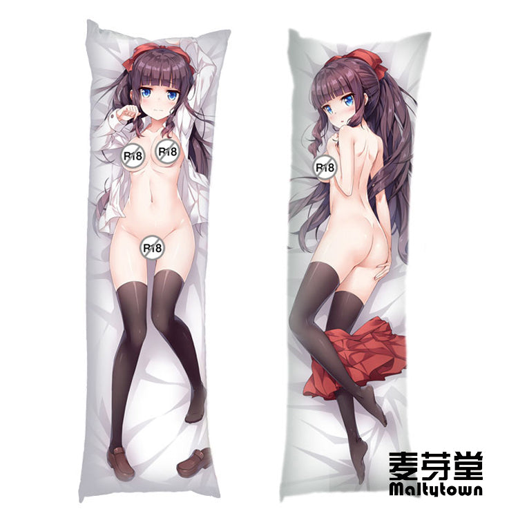 Takimoto Hifumi New Game Dakimakura Pillow Cover Sexy Girl YC0592 YC0593