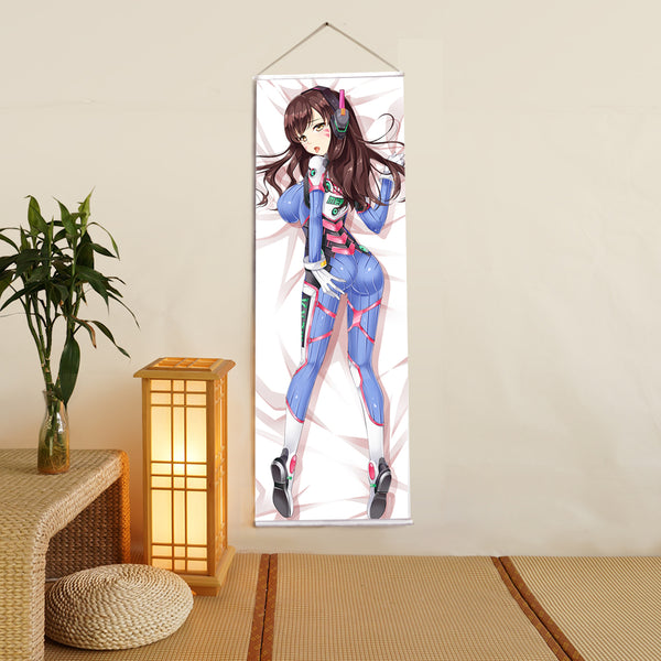 D.Va Overwatch Anime Digital Printing Wall Scroll