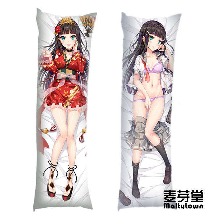 LoveLive! Sunshine Dakimakura Body Pillow Cover Kurosawa Dia YC0604 YC0605