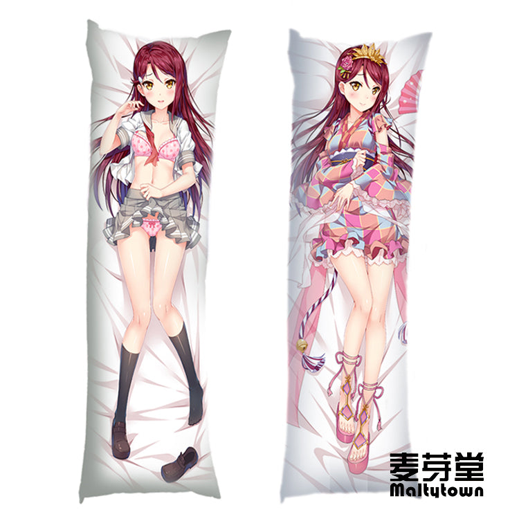 LoveLive Sunshine Dakimakura Body Pillow Cover Sakurauchi Riko YC0606 YC0607