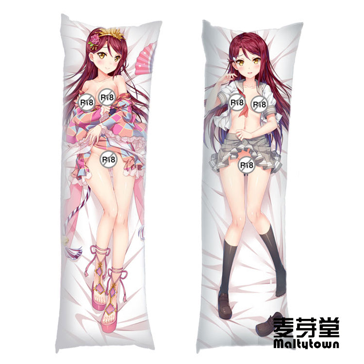 LoveLive Sunshine Dakimakura Body Pillow Cover Sakurauchi Riko YC0606 YC0607