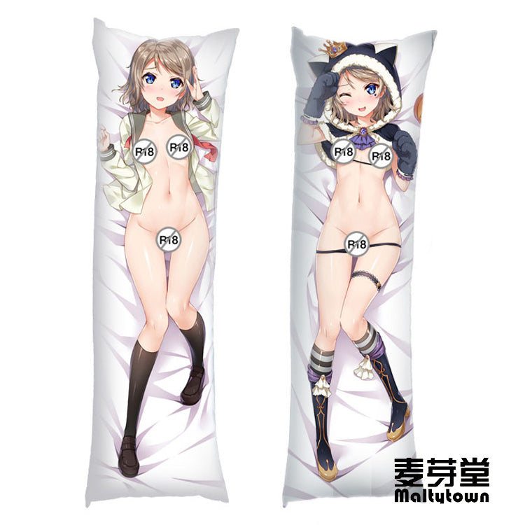 LoveLive Sunshine Dakimakura Body Pillow Cover You Watanabe School Idol Festival YC0612 YC0613