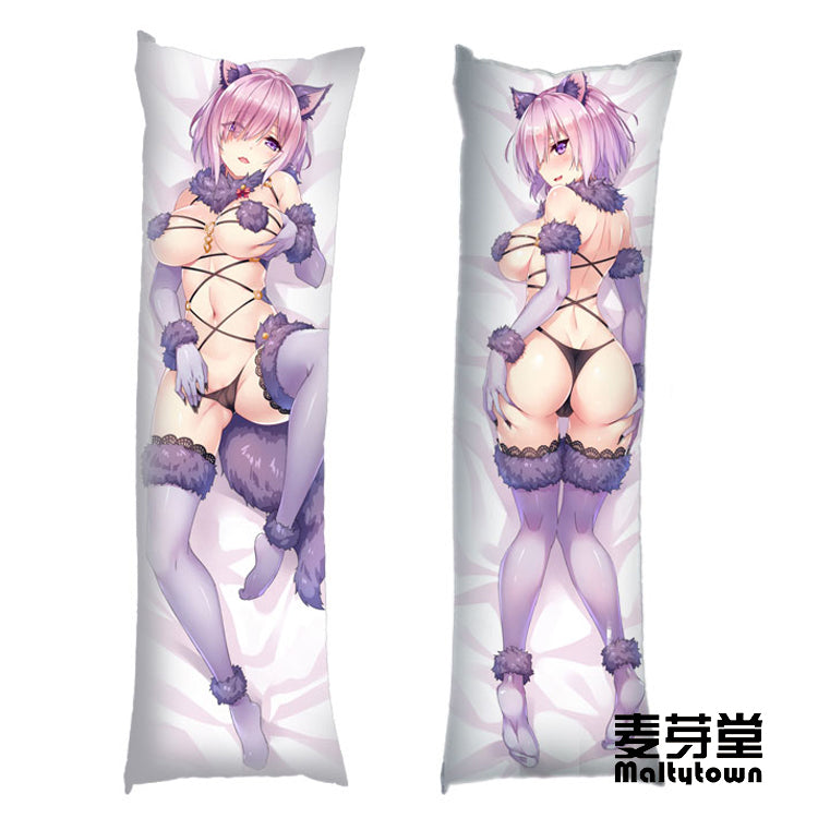 Fate/Grand Order Dakimakura Pillow Cover sexy pose large breasts Mashu Kyrielight YC0616 YC0617