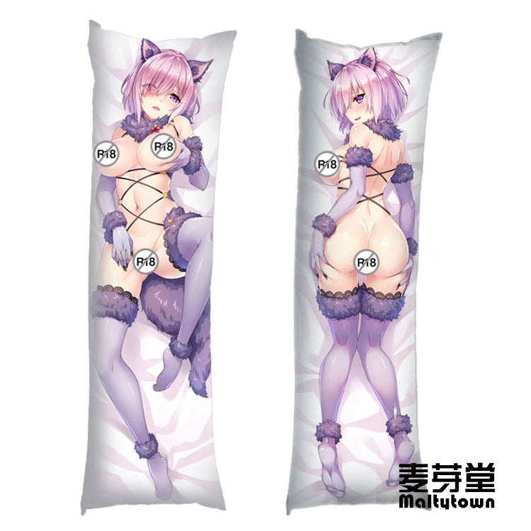 Fate/Grand Order Dakimakura Pillow Cover sexy pose large breasts Mashu Kyrielight YC0616 YC0617