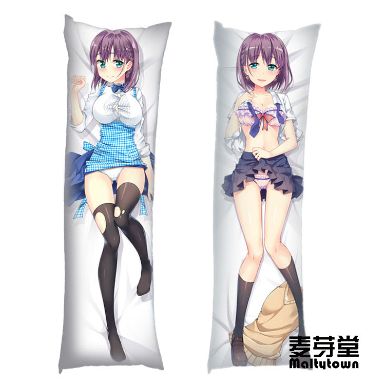 Tawawa on Monday Dakimakura Pillow Cover  Black stockings Cute Girl YC0630 YC0631