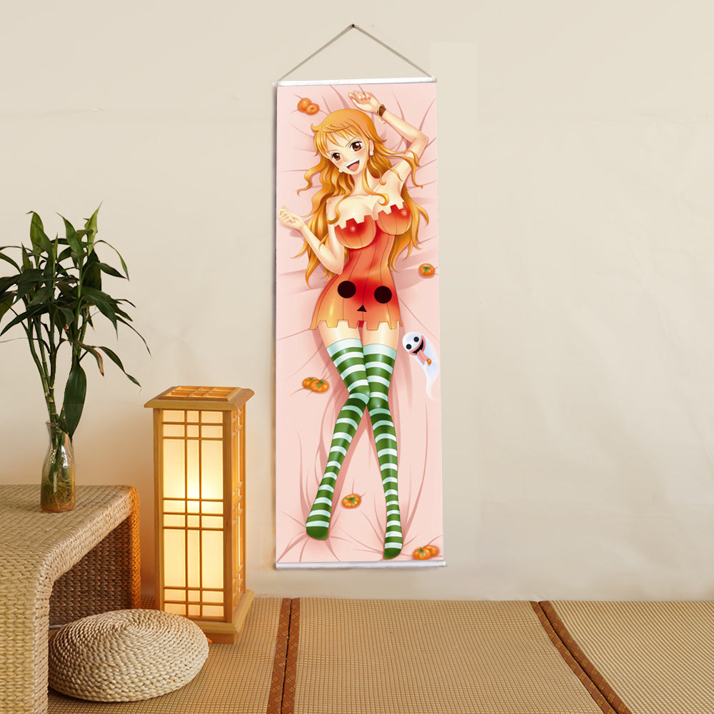 One Piece Nami Anime Digital Printing Wall Scroll