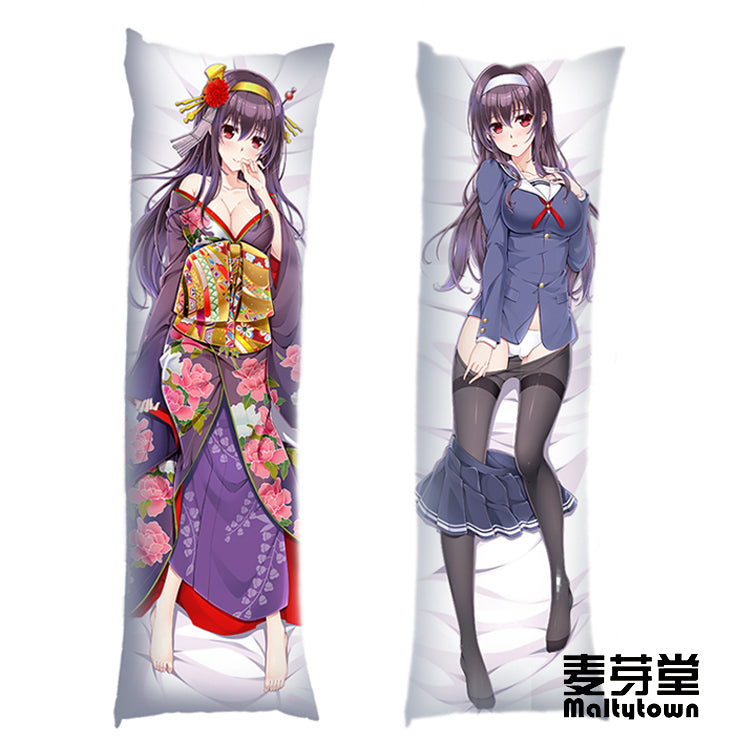 Saekano How to Raise a Boring Girlfriend Dakimakura Pillow Cover Kasumigaoka Utaha YC0653 YC0654