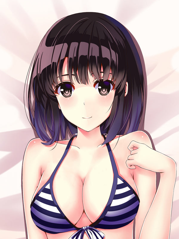 Saekano How to Raise a Boring Girlfriend Dakimakura Pillow Cover Megumi Kobashi YC0657 YC0658