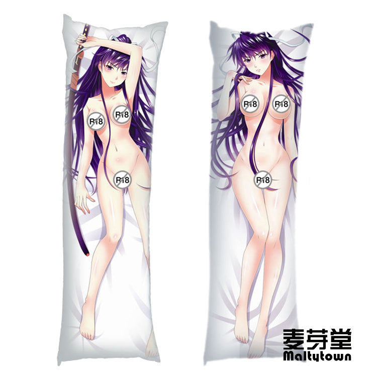 Completely naked Sexy Kanzaki Kaori A Certain Magical Index Dakimakura Pillow Cover YC066 YC067