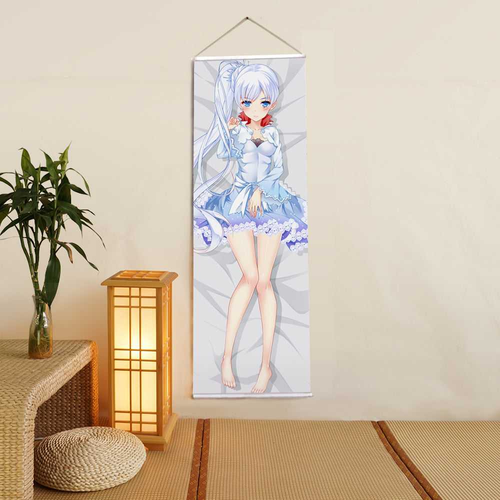 RWBY Weiss Schnee Anime Digital Printing Wall Scroll