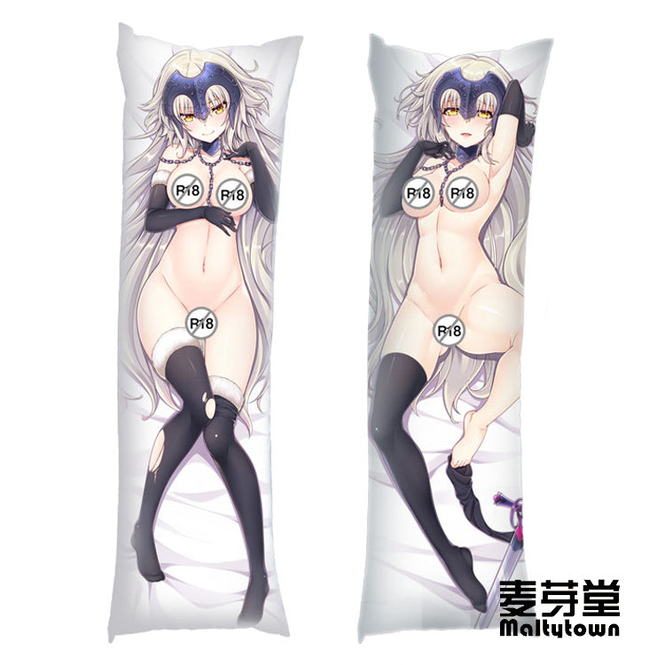 Fate/Grand Order Dakimakura Pillow Cover Joan of Arc sexy pose YC0678 YC0679