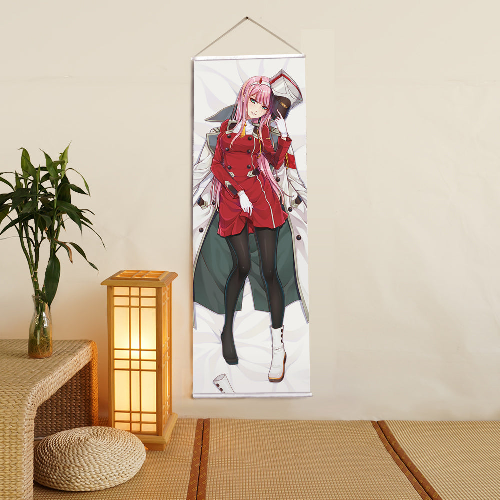 DARLING in the FRANXX ZERO TWO Anime Digital Printing Wall Scroll